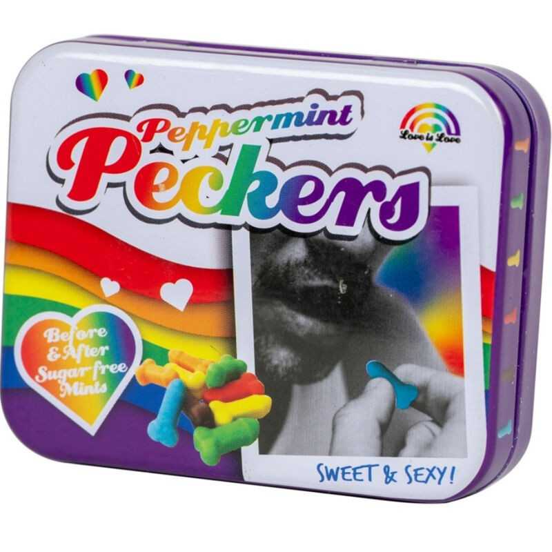 SPENCER FLEETWOOD - BONBON ARC-EN-CIEL À LA MENTHE PECKERS SPENCER FLEETWOOD - BONBON ARC-EN-CIEL À LA MENTHE PECKERS