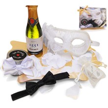 INEDIT - EROTIC KIT MASCHERA VENEZIANA BIANCA