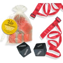 INEDIT - KIT BAG ORGANZA TIES RED