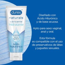 DUREX - NATURALS MOISTURIZING LUBE 100 ML