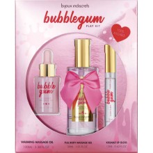 BIJOUX - INDISCRETS KIT BUBBLEGUM PLAY CON OLIO GEL E LUCIDA