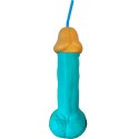 DIABLO PICANTE - VASO PENE PLÁSTICO AZUL