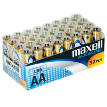 MAXELL - BATTERY ALCALINA AA LR6 PACK*32 UDS