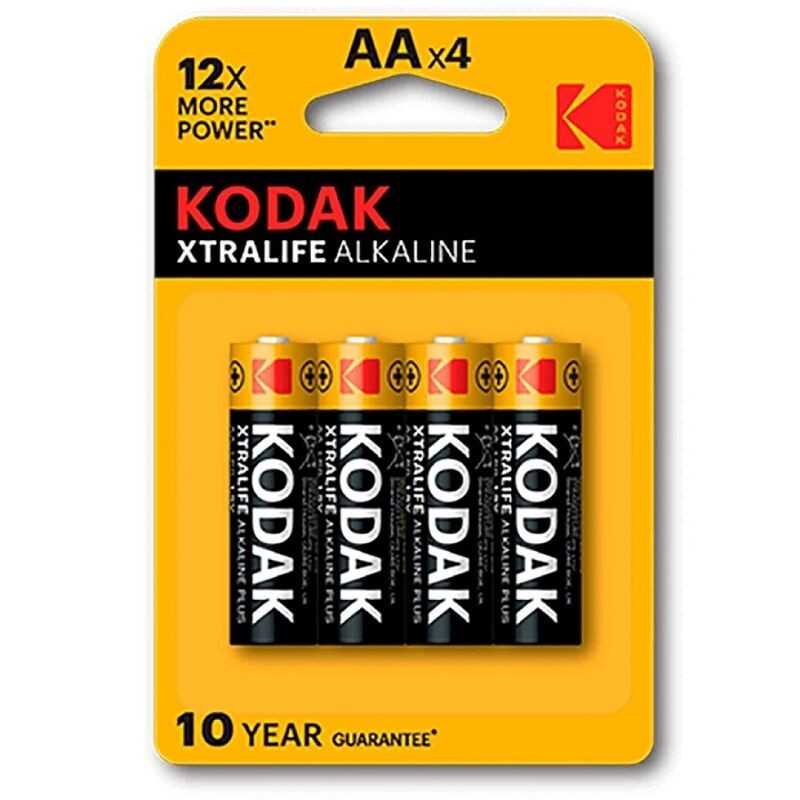 KODAK - BATTERIA ALCALINA XTRALIFE AA LR6 BLISTER * 4