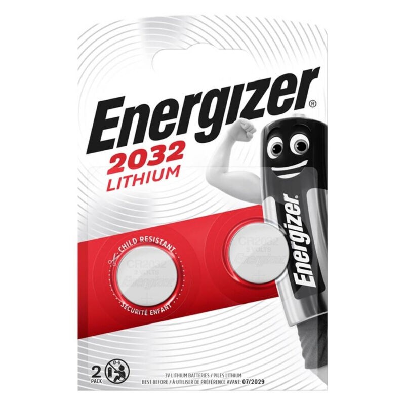 ENERGIZER - BATERIA BOTO DE LÍTIO CR2032 3V 2 UNIDADE