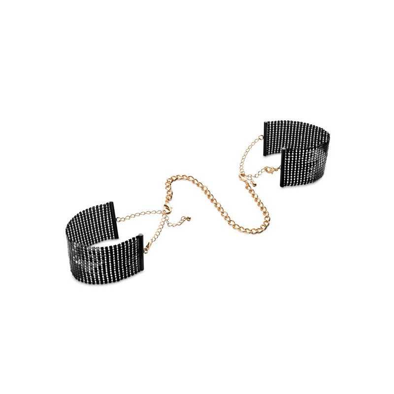 BIJOUX - DÉSIR MÉTALLIQUE MANETTE IN RETE DI METALLO NERO BIJOUX - DÉSIR MÉTALLIQUE MANETTE IN RETE DI METALLO NERO