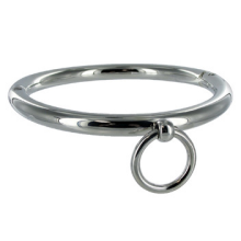 METAL HARD - COLLANA BDSM CON ANELLO 10CM