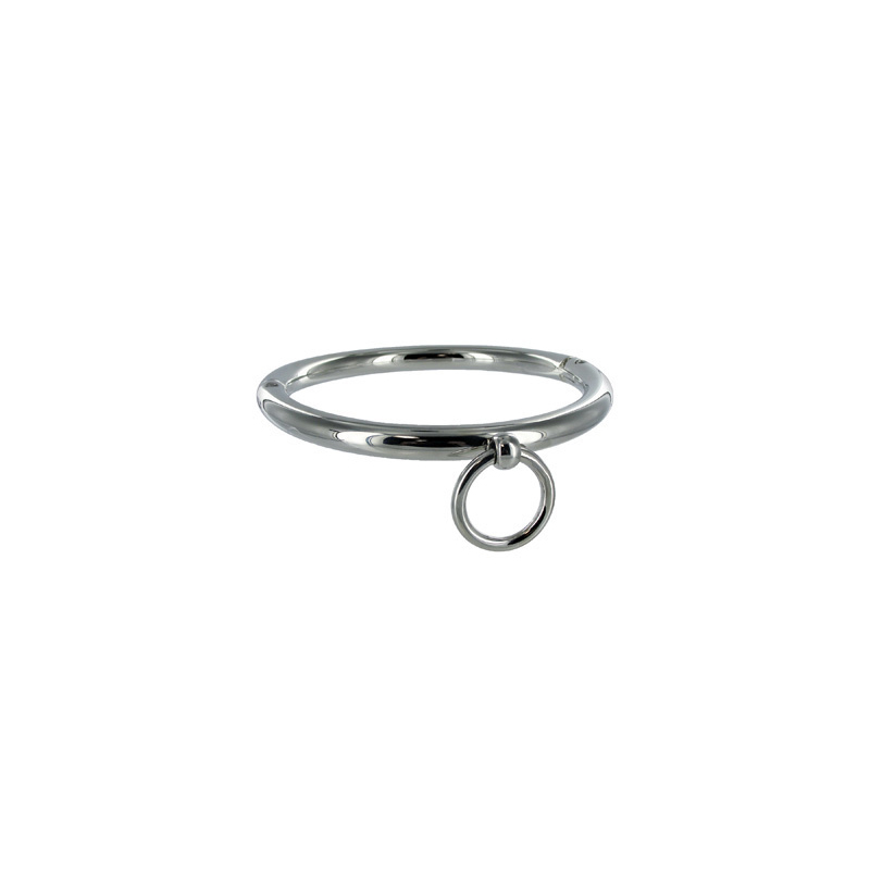 METAL HARD - BDSM NECKLACE WITH RING 10CM