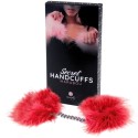 SECRETPLAY - RED MARABOU HANDCUFFS