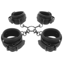 FETISH SUBMISSIVE - HAND- UND KNÖCHEL-HANDSCHELLEN-SET MIT