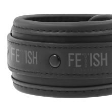 FETISH SUBMISSIVE - VEGAN LEATHER ANKLE CUFFS WITH NOPRENE