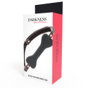 DARKNESS - BÂILLON EN SILICONE NOIR