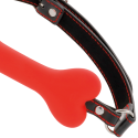 DARKNESS - RED BONE SILICONE GAG