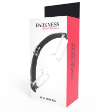 DARKNESS - KNEBEL MIT SCHWARZEM HAKEN