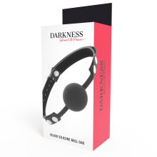 DARKNESS - BLACK SILICONE GAG