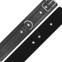 DARKNESS - SCHWARZE VERSTELLBARE HANDSCHELLEN MIT DOPPELTEM