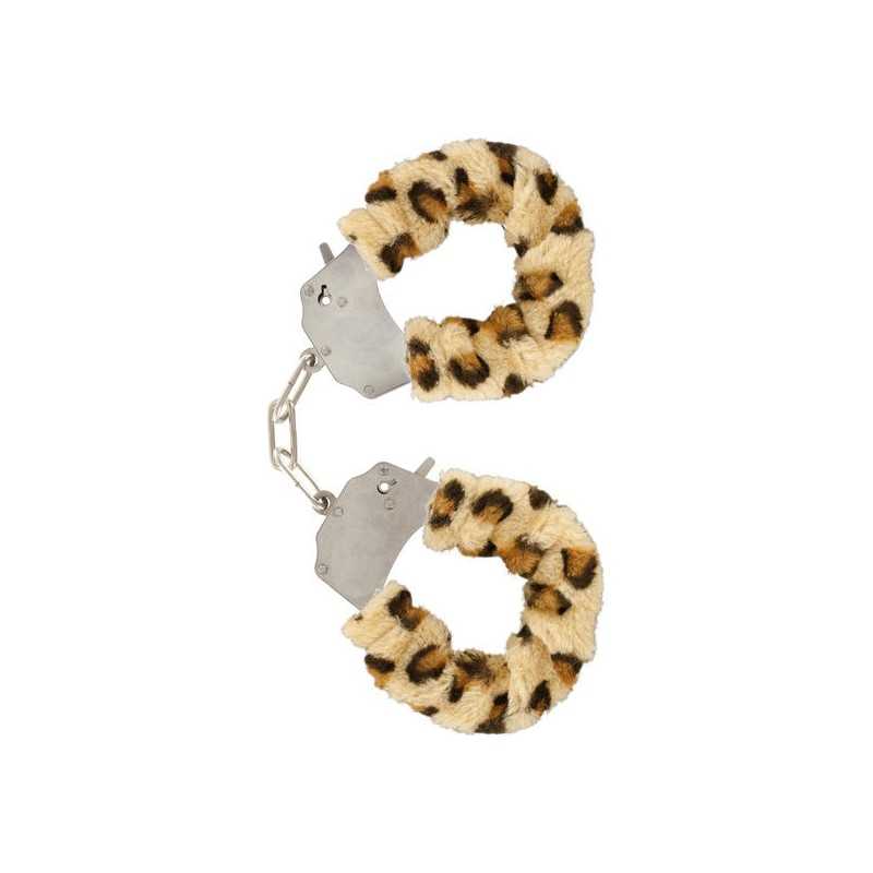 TOYJOY - FURRY FUN CUFFS BONDAGE LEOPARD