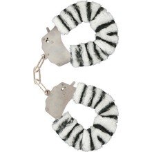 TOYJOY - FURRY FUN CUFFS BONDAGE ZEBRA