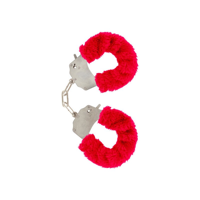 TOYJOY - FURRY FUN CUFFS BONDAGE RED