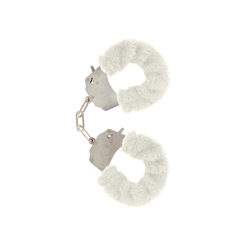 TOYJOY - FURRY FUN CUFFS BONDAGE WHITE