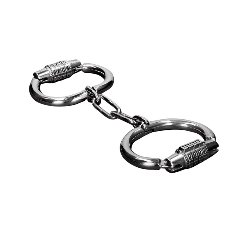 METAL HARD - HANDCUFFS WITH COMBINATION LOCK