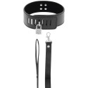 DARKNESS - BDSM COLLAR WITH BLACK LOCK