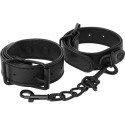 DARKNESS - WIDE THIN TEXTURED HANDCUFFS