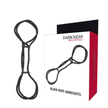 DARKNESS - HANDSCHELLEN ODER KNÖCHEL-HANDSCHELLEN AUS 100 %