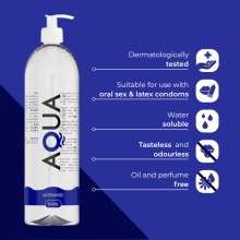 AQUA QUALITY - WATER BASED LUBRICANT 1000 ML