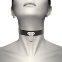 COQUETTE CHIC DESIRE - VEGAN LEATHER NECKLACE WOMAN FETISH