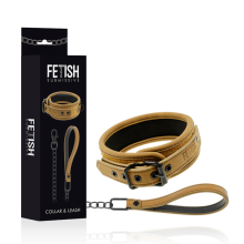 FETISH SUBMISSIVE ORIGEN - COLLIER DOUBLÉ EN NÉOPRÈNE AVEC