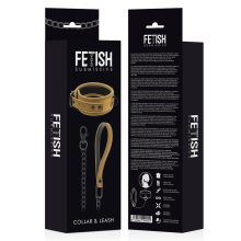 FETISH SUBMISSIVE ORIGEN - COLLIER DOUBLÉ EN NÉOPRÈNE AVEC