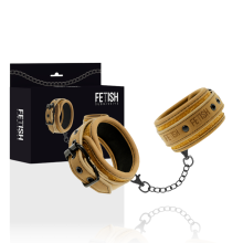 FETISH SUBMISSIVE ORIGEN - MENOTTES EN CUIR VÉGÉTALIEN AVEC