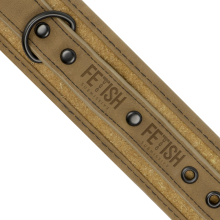 FETISH SUBMISSIVE ORIGEN - MANETTE VEGANE IN PELLE CON FODERA