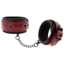 FETISH SUBMISSIVE DARK ROOM - VEGAN LEATHER ANKLE HANDCUFFS