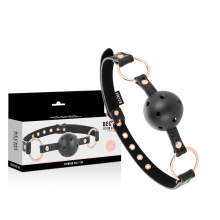 BEGME - BLACK EDITION BALL GAG CUIR VEGAN