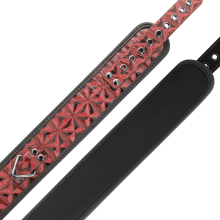 BEGME - RED EDITION PREMIUM VEGAN LEATHER COLLAR WITH NEOPRENE