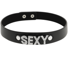 COQUETTE CHIC DESIRE - SEXY VEGAN LEATHER CHOKER