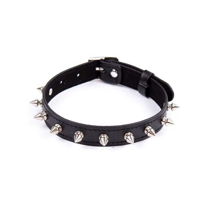 OHMAMA FETISH - COLLAR SPIKES PUNK COLLAR