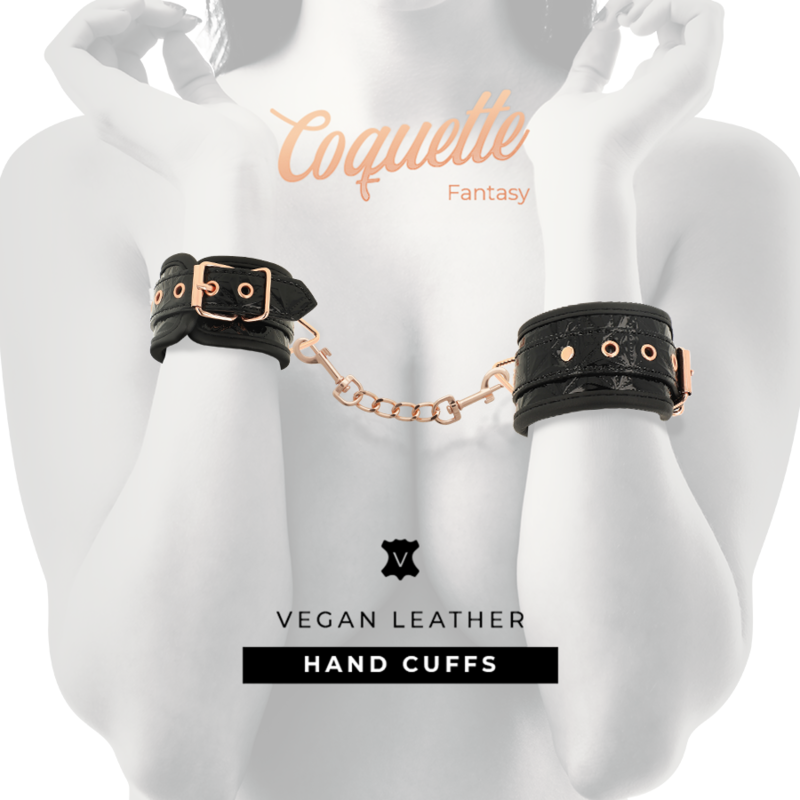 COQUETTE CHIC DESIRE - BLACK EDITION PREMIUM HANDCUFFS WITH