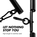 FETISH SUBMISSIVE BONDAGE - ADJUSTABLE SEPARATOR BAR 4 PIECES