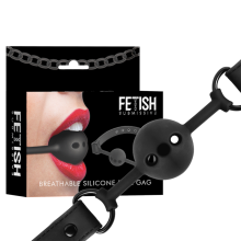 FETISH SUBMISSIVE BONDAGE - BÂILLON À BOULE EN SILICONE