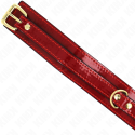 KINK - COLLANA REGOLABILE ROSSO VINO CON DETTAGLI ORO 29-42,5