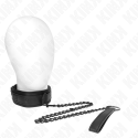 KINK - NEOPREN BONDAGE HALSBAND MODELL 2 MIT GÜRTEL 78 CM