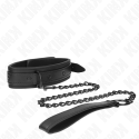 KINK - NEOPREN BONDAGE HALSBAND MODELL 2 MIT GÜRTEL 78 CM