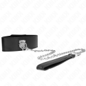 KINK - COLLIER AVEC CEINTURE 65 CM AVEC LARGE BRACELET NOIR