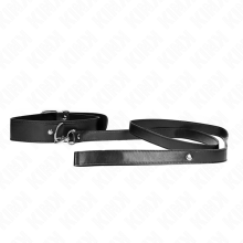 KINK - COLLIER AVEC CEINTURE 116 CM BRACELET NOIR AJUSTABLE