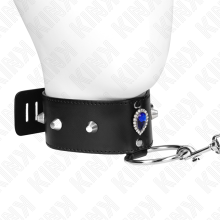 KINK - COLLANA 65 CM CON CINTURINO CON DIAMANTI BLU REGOLABILE