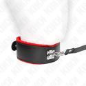 KINK - COLLIER AVEC CEINTURE 116 CM AVEC BRACELET EN CUIR ROUGE