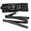 KINK - NECKLACE WITH BELT 116 CM WITH BLACK LEATHER STRAP